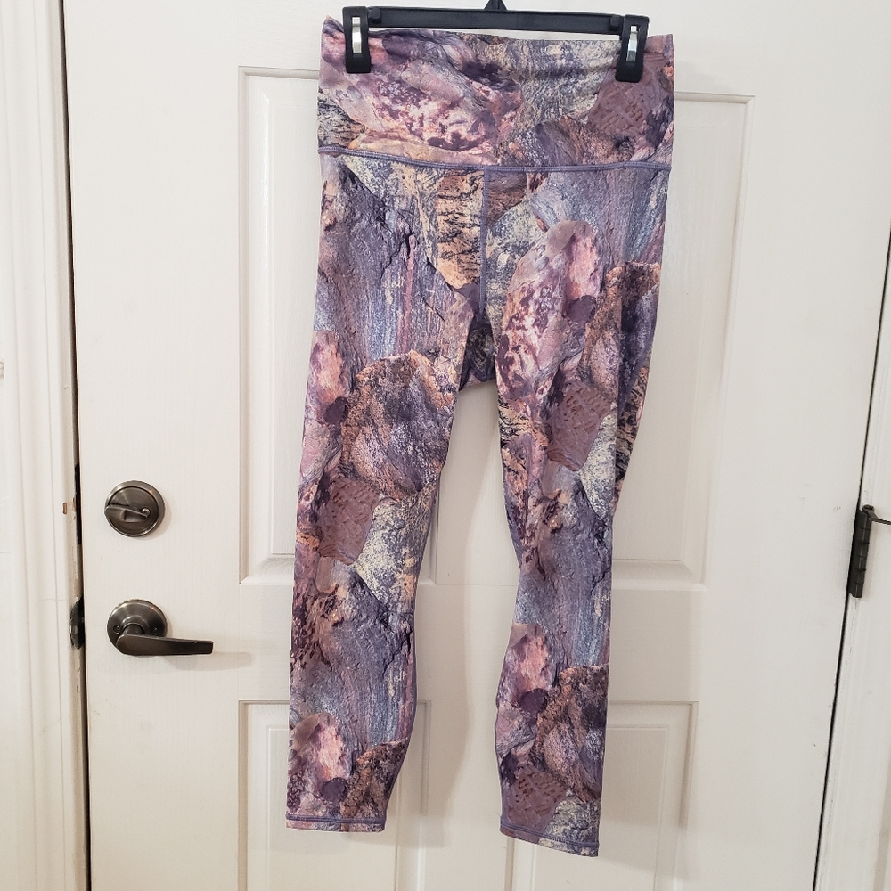 Fabletics Powerhold Stylish Purple Patterned Wome… - image 1